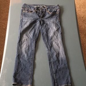 Dark blue jean Capri from American Eagle